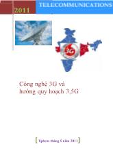 Công nghệ 3G và hướng quy hoạch 3,5G