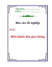 Đề tài Điều khiển đèn giao thông