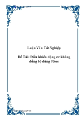 Đề tài Điều khiển động cơ không đồng bộ dùng PSoc