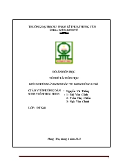 Đề tài Điều khiển máy bơm nước tự động dùng IC số