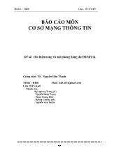 Đề tài Đo hiệu năng và mô phỏng hàng đợi M/M/1/K