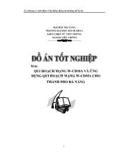 Đề tài Qui hoạch mạng w - Cdma và ứng dụng qui hoạch mạng w-cdma cho thành phố Đà Nẵng