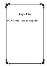 Điện tử công suất - Thiết kế mạch điều khiển cho hệ thống lọc bụi tĩnh