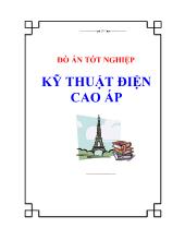 Đồ án Kỹ thuật điện cao áp