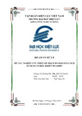 Đồ án Vi xử lý - Nghiên cứu thiết kế mạch đo khoảng cách sử dụng vi điều khiển pic16f887