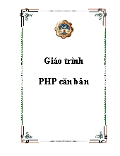 Giáo trình PHP căn bản