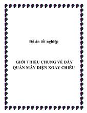 Giới thiệu chung về dây quấn máy điện xoay chiều