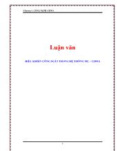 Luận văn Điều khiển công suất trong hệ thống mc – Cdma