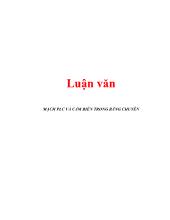 Luận văn Mạch plc và cảm biến trong băng chuyền
