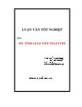 Máy tính giao tiếp teletype