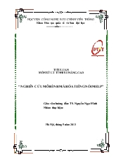 Môn xử lý tín hiệu nâng cao - Nghiên cứu mô hình mã hóa tiếng nói melp