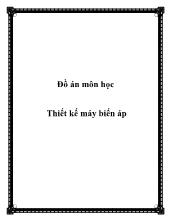 Ngành Thiết bị điện điện tử - Thiết kế máy biến áp