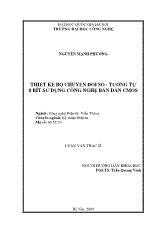 Thiết kế bộ chuyển đổi số - Tương tự 8 bít sử dụng công nghệ bán dẫn cmos