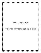 Thiết kế hệ thống cung cấp điện cho xí nghiệp
