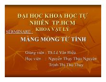 Bài thảo luận Màng mỏng từ tính