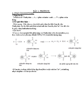 Báo cáo Thực hành hóa sinh - Bài 1: Protein