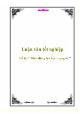 Đề tài Điện động lực học lượng tử