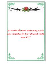 Đề tài Phương trình đạo hàm riêng ra đời vào khoảng thế kỷ 17, do nhu cầu cơ học và củ nhiều ngành khoa học khác. Nó ngày càng có vai trò quan trọng và được ứng dụng rộng rãi trong khoa học và công nghệ. Ngày nay, phương trình dạo hàm riêng trở thành bộ m