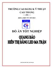 Đề tài Quang báo hiển thị bằng led ma trận