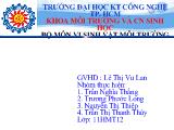 Đề tài Vi sinh vật trong quá trình xử lý nước thải sinh học kị khí