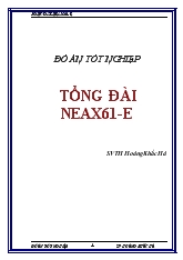 Đồ án Tổng đài neax61-E