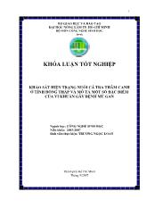 Khóa luận Khảo sát hiện trạng nuôi cá tra thâm canh ở tỉnh Đồng Tháp và mô tả một số đặc điểm của vi khuẩn gây bệnh mủ gan