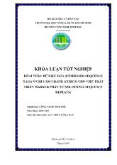 Lưu trần công huy, đại học nông lâm tp. Hồ Chí Minh, tháng 07/2007. “khai thác dữ liệu ests (expressed sequence tags) ở chi cam chanh (citrus) cho việc phát triển marker phân tử ssr (simple sequence repeats)”
