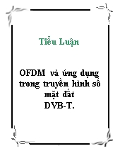 Tiểu luận OFDM và ứng dụng trong truyền hình số mặt đất DVB - T