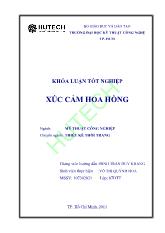 Khóa luận Xúc cảm hoa hồng