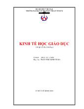 Kinh tế học giáo dục