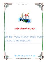 Đề tài Hình tượng thiên nhiên trong sử thi ramayana