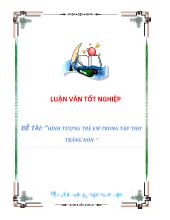 Đề tài Hình tượng trẻ em trong tập thơ trăng non