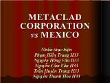 Metaclad corporation vs mexico