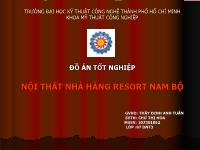 Đề tài Nội thất nhà hàng Resort Nam Bộ