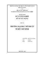 Đề tài Thiết kế Trường đại học Mỹ thuật TP Hồ Chí Minh
