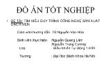 Đề tài Tìm hiểu quy trình công nghệ sản xuất gạch men
