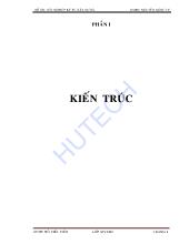 Đồ án Kiến trúc - Hệ thống cung cấp điện và nước cho văn phòng làm việc nhà máy thủy sản Tiền Giang