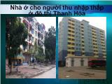 Nhà ở cho người thu nhập thấp ở đô thị Thanh Hóa