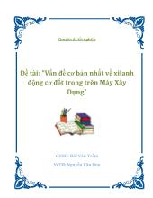 Vấn đề cơ bản nhất về xi lanh động cơ đốt trong trên Máy Xây Dựng