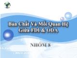 Bản chất và mối quan hệ giữa FDI và ODA