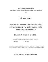 Đề tài Một số giải pháp nhằm nâng cao năng lực cạnh tranh tại ngân hàng Á Châu trong xu thế hội nhập