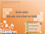 Sinh viên Và các trò chơi vi tính