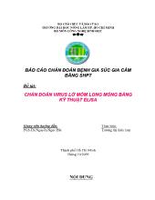 Đề tài Chẩn đoán virus lở mồm long móng bằng kỹ thuật elisa
