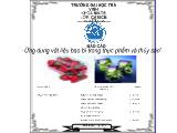 Đề tài Ứng dụng vật liệu bao bì trong thực phẩm và thủy sản