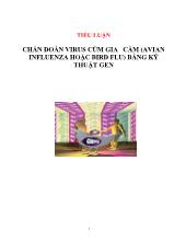 Tiểu luận Chẩn đoán virus cúm gia cầm (avian influenza hoặc bird flu) bằng kỹ thuật gen
