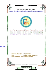 Các nghiệp vụ cơ bản của công ty cổ phần công nghệ gỗ Đại Thành