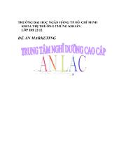Đề án Trung tâm nghỉ dưỡng cao cấp An Lạc