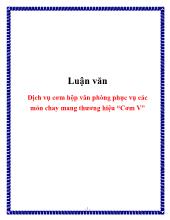 Dịch vụ cơm hộp văn phòng phục vụ các món chay mang thương hiệu “Cơm V”