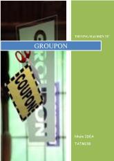 Điểm mạnh - Điểm yếu của mô hình groupon