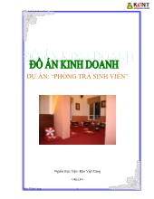 Dự án: “phòng trà sinh viên”